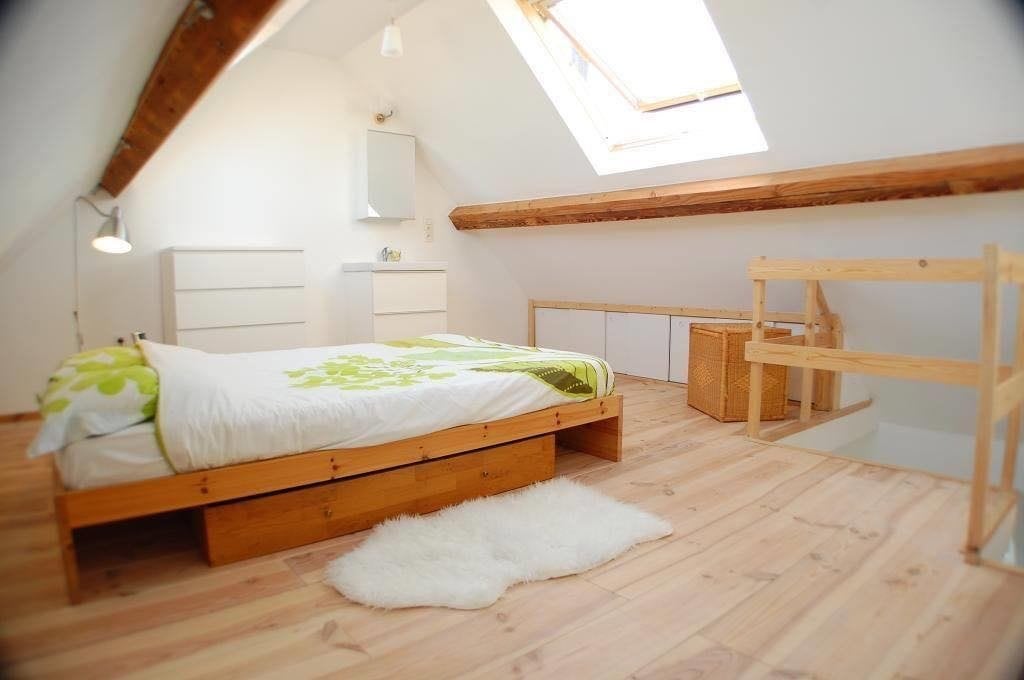 Bemeubeld, zonnig dak appartement met 1 ruime slaapkamer, Immo, 50 m² of meer, Gent