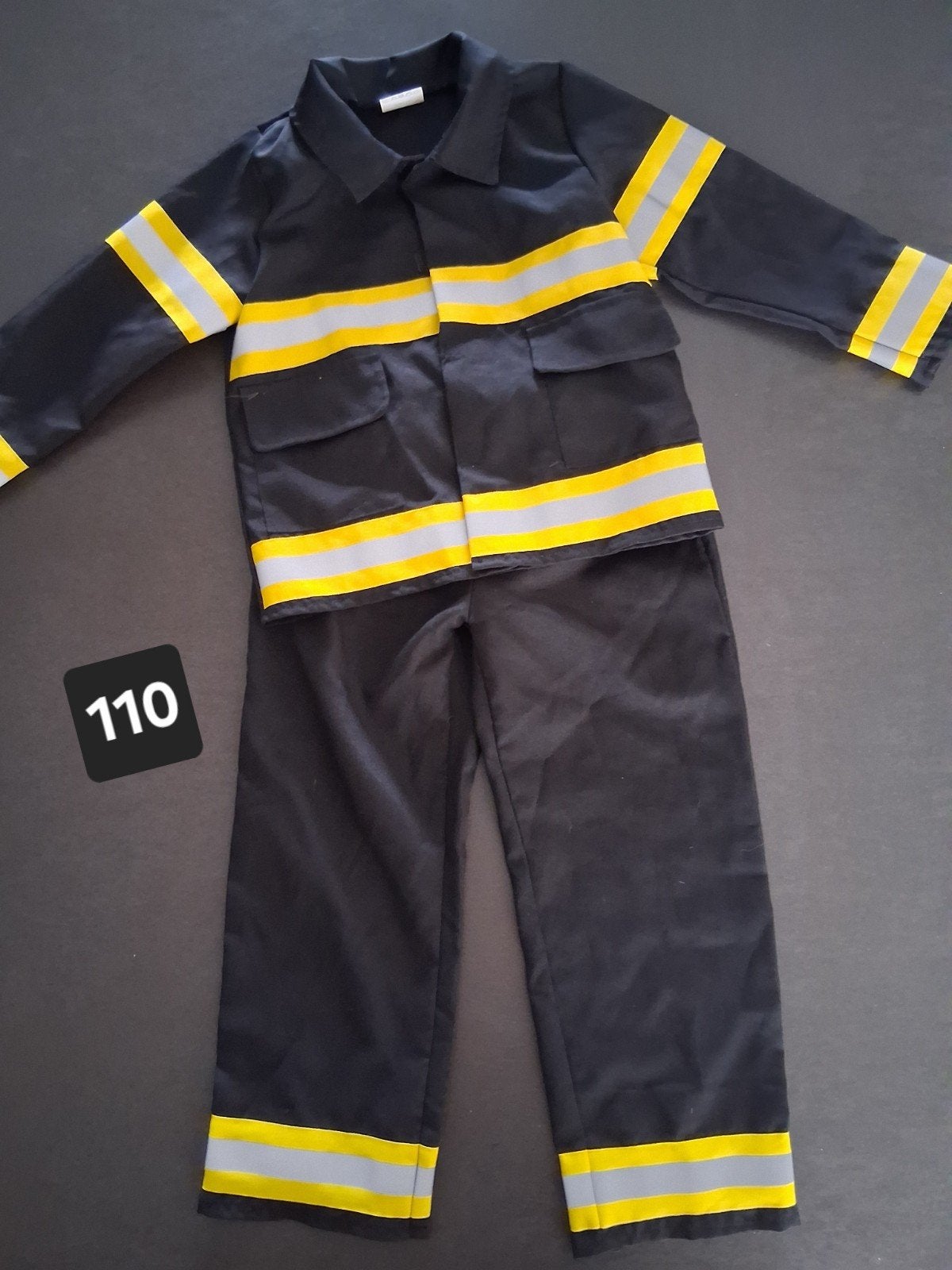 Verkleedkledij pak brandweerman maat 110, Kinderen en Baby's, Ophalen of Verzenden