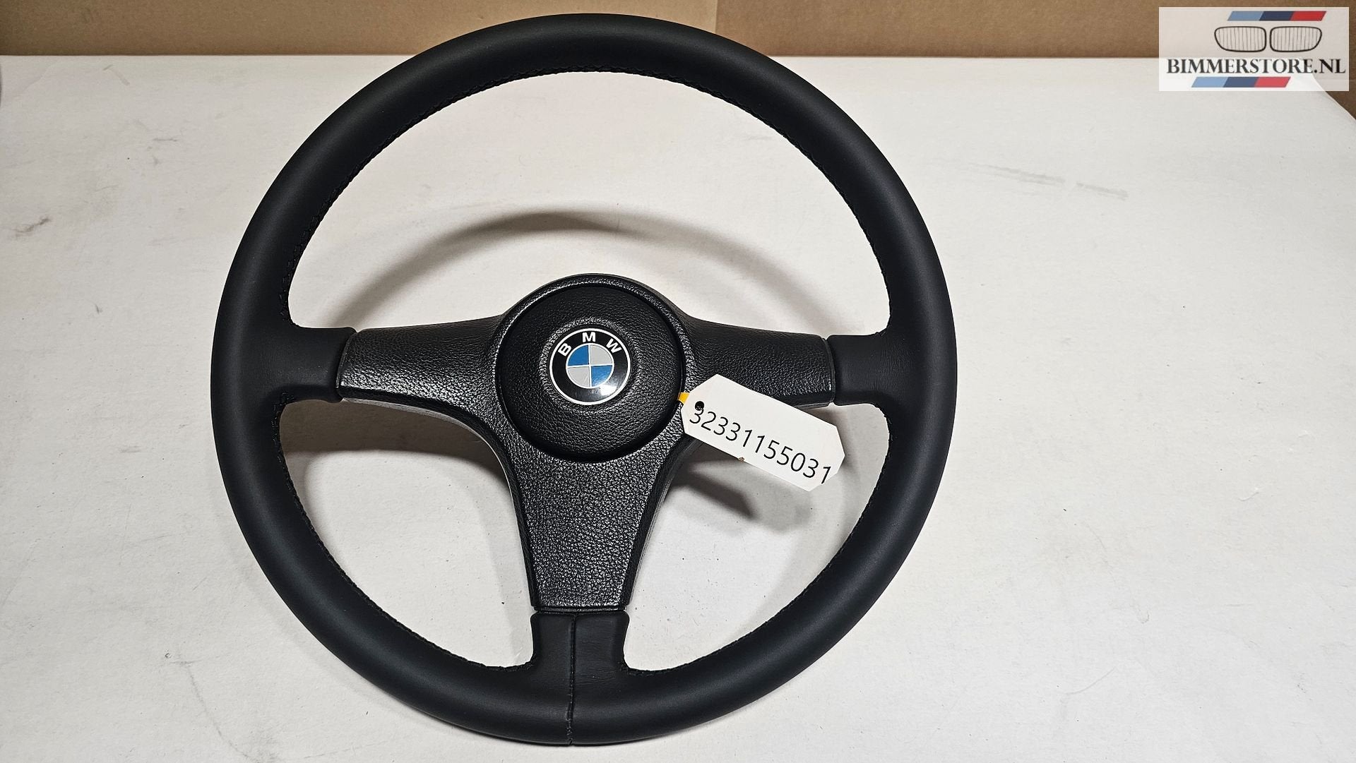 Volant sport M Tech en cuir, 380 mm, BMW Série 3 E30 3233115, -, Origine de la pièce connue, Utilisé, -