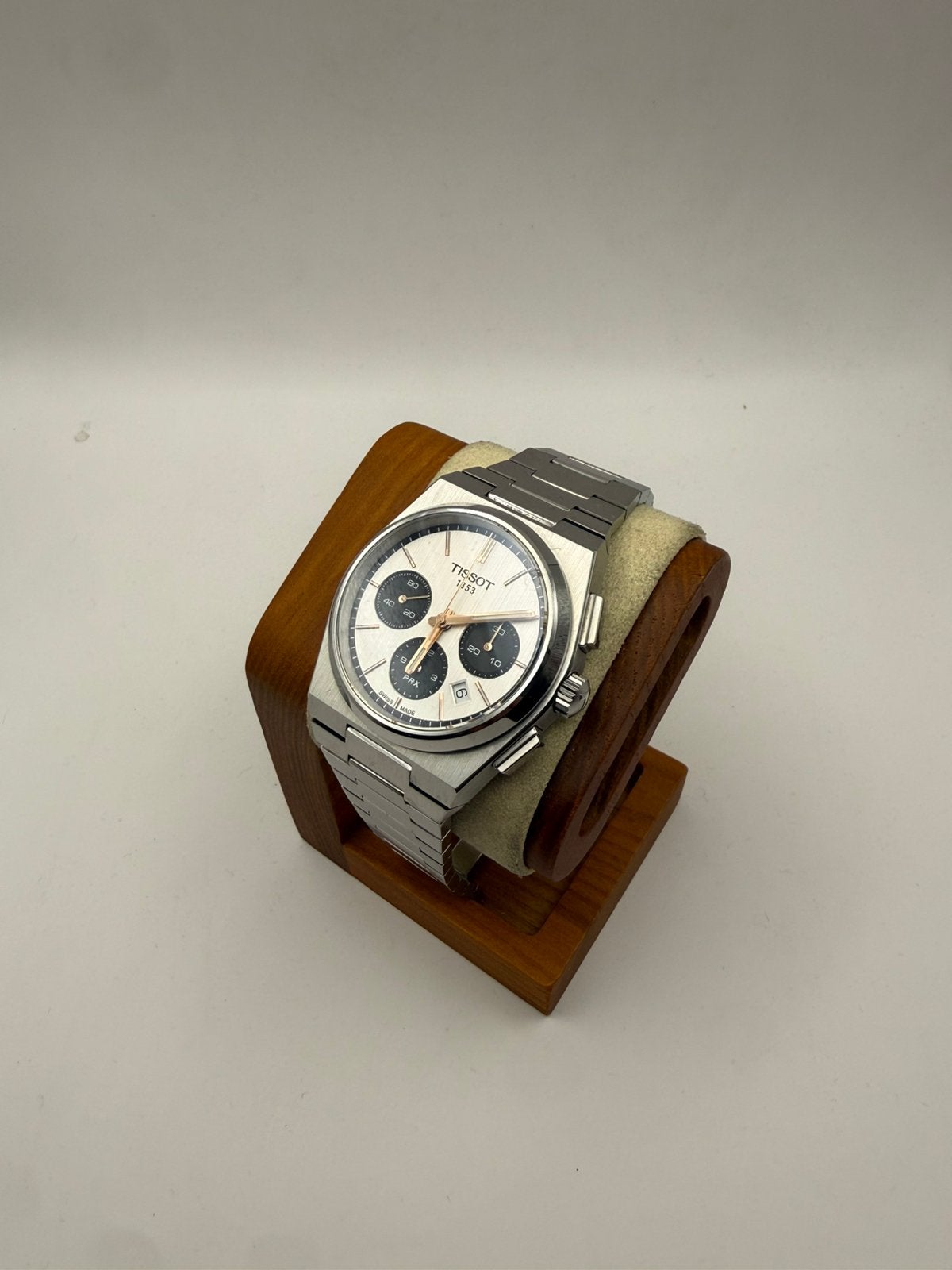 Chronographe Tissot PRX panda 42 mm, Enlèvement ou Envoi, Acier, Acier, Neuf