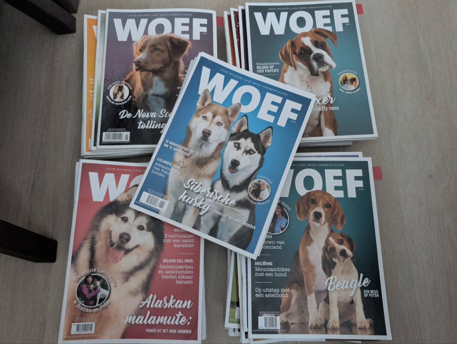 Collection du magazine Woef, Enlèvement ou Envoi, Comme neuf, Science et Nature