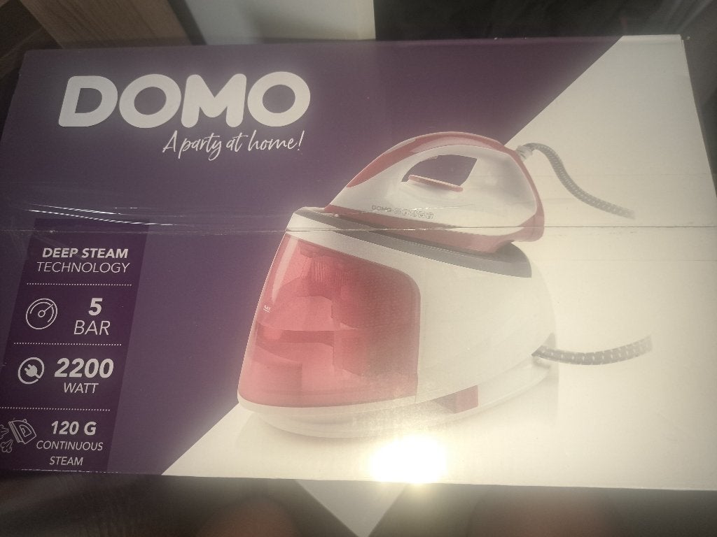 Domo strijksysteem, Ophalen, Nieuw, Strijkijzer met snoer