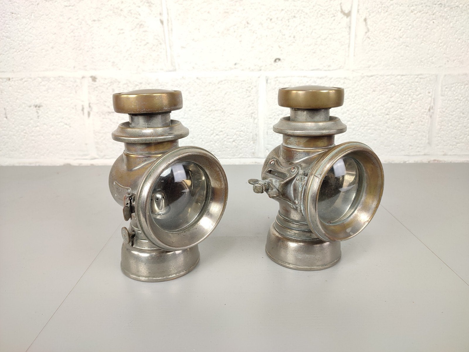 2 vooroorlogse oldtimer koplampen Lucas F.146, Auto-onderdelen, Ophalen of Verzenden, ., ., .