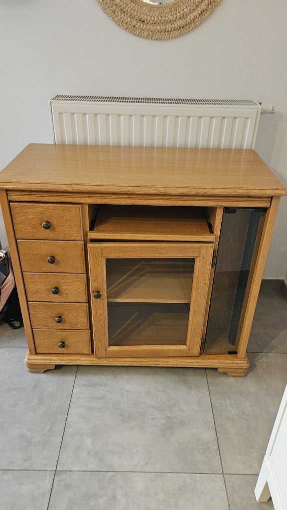 Meuble TV, Maison & Meubles, 25 à 50 cm, Enlèvement ou Envoi, Moins de 100 cm, Comme neuf