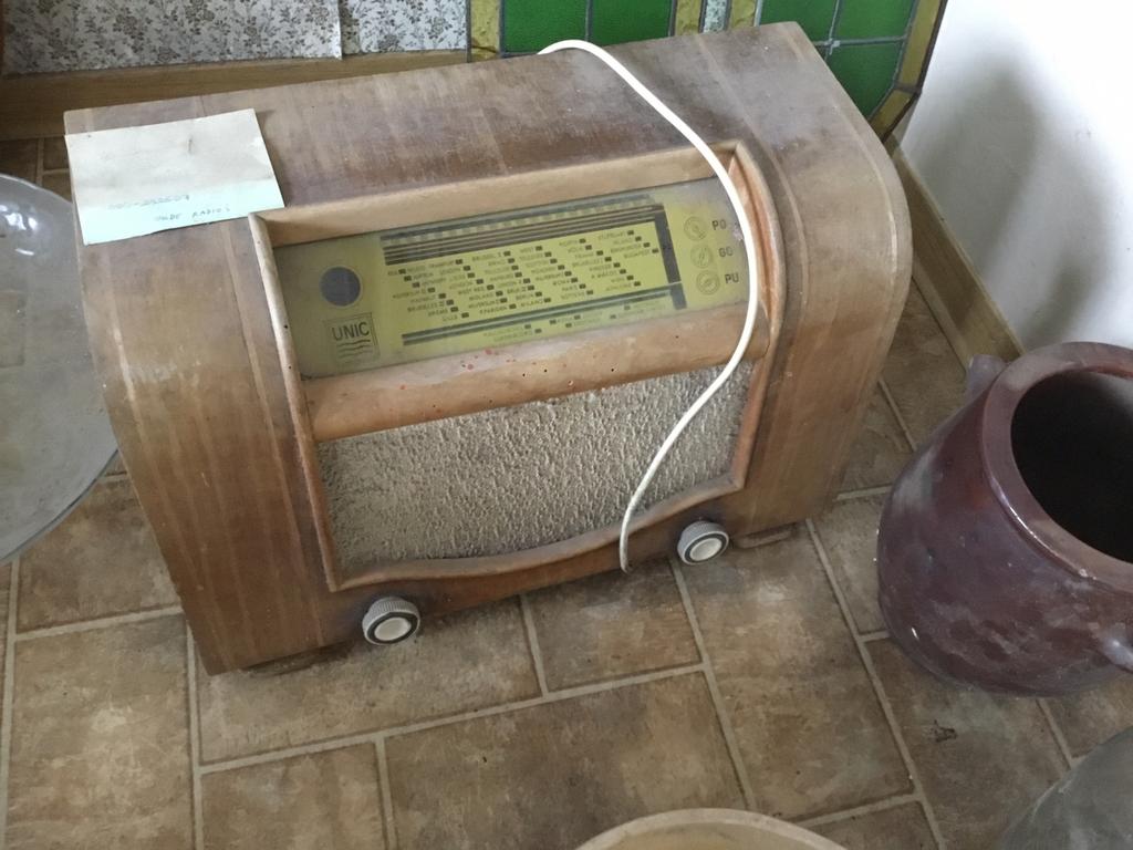 Radio met lampen : antiek, Audio, Tv en Foto, Radio's, Ophalen, Radio