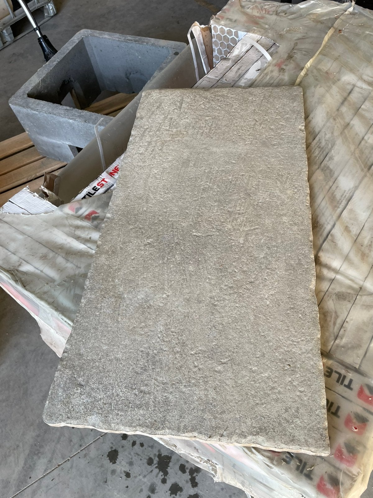Tliestone 40/80 /2cm terras tegel buiten, Ophalen, Zo goed als nieuw