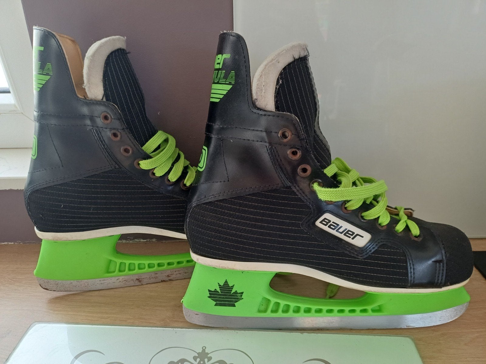 ijshockeyschaatsen bauer, Sports & Fitness, Patinage, Enlèvement, Patins de hockey sur glace, Bauer
