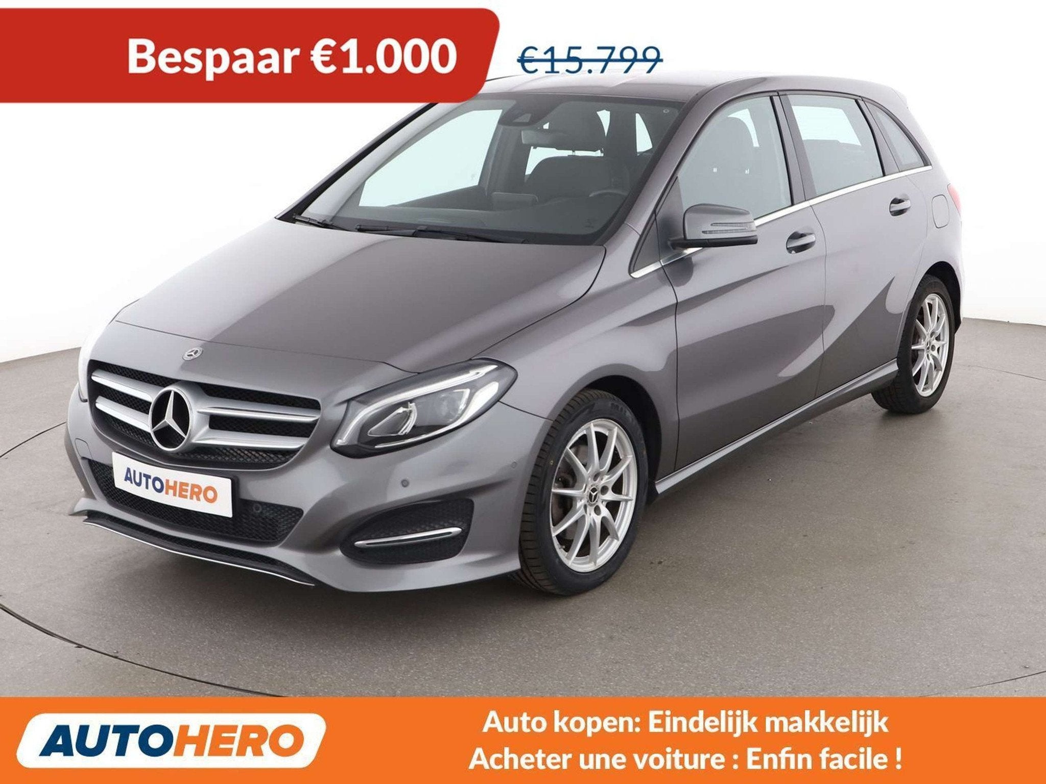 Mercedes-Benz B-Klasse 180 B 180 Urban (automatique), Argent ou Gris, Achat, Autres carburants, 5 places