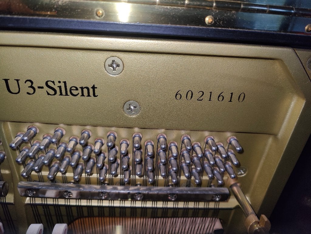 Piano Yamaha U3 Silent, Musique & Instruments, Brillant, Comme neuf, Enlèvement, Piano