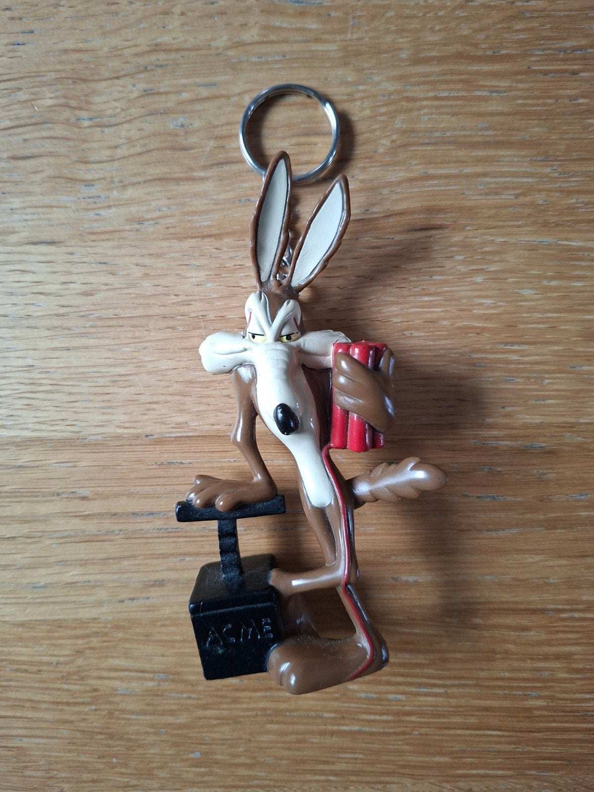 Porte-clé figurine coyote Looney Tunes, Enlèvement ou Envoi, Utilisé, Peluche ou Figurine