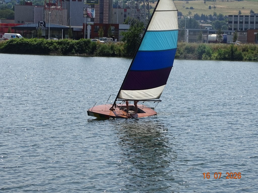 unieke zeilboot op trailer, Watersport en Boten, Kajuitzeilboten en Zeiljachten, Ophalen, 4 m, 20 cm, 15 m