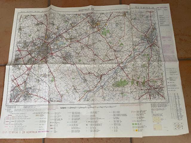 Carte du personnel de Courtrai, Envoi, Comme neuf