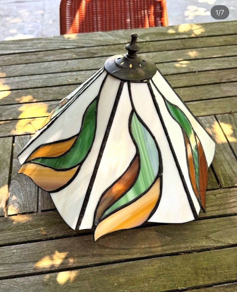 Tiffany lampenkap, Huis en Inrichting, Ophalen, Glas