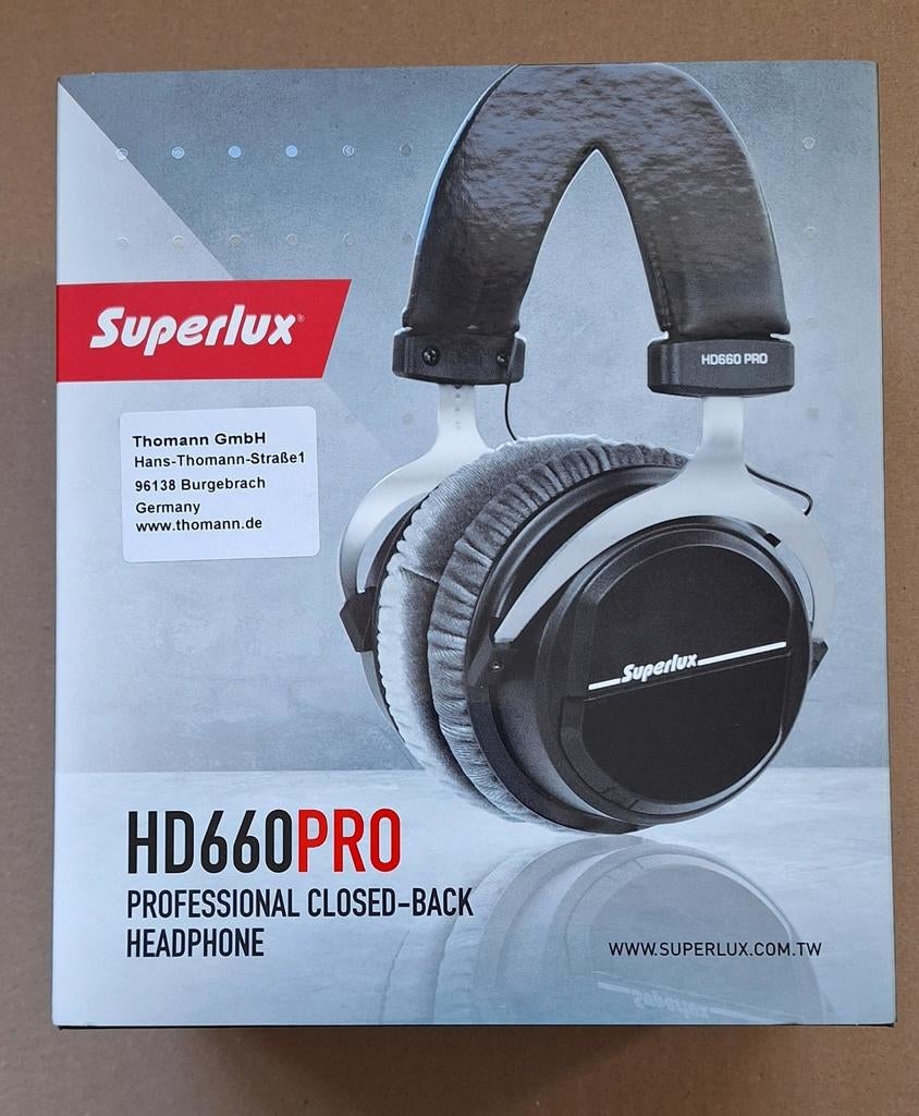 Superlux HD-660 Pro 150 ohms, Enlèvement ou Envoi, Comme neuf
