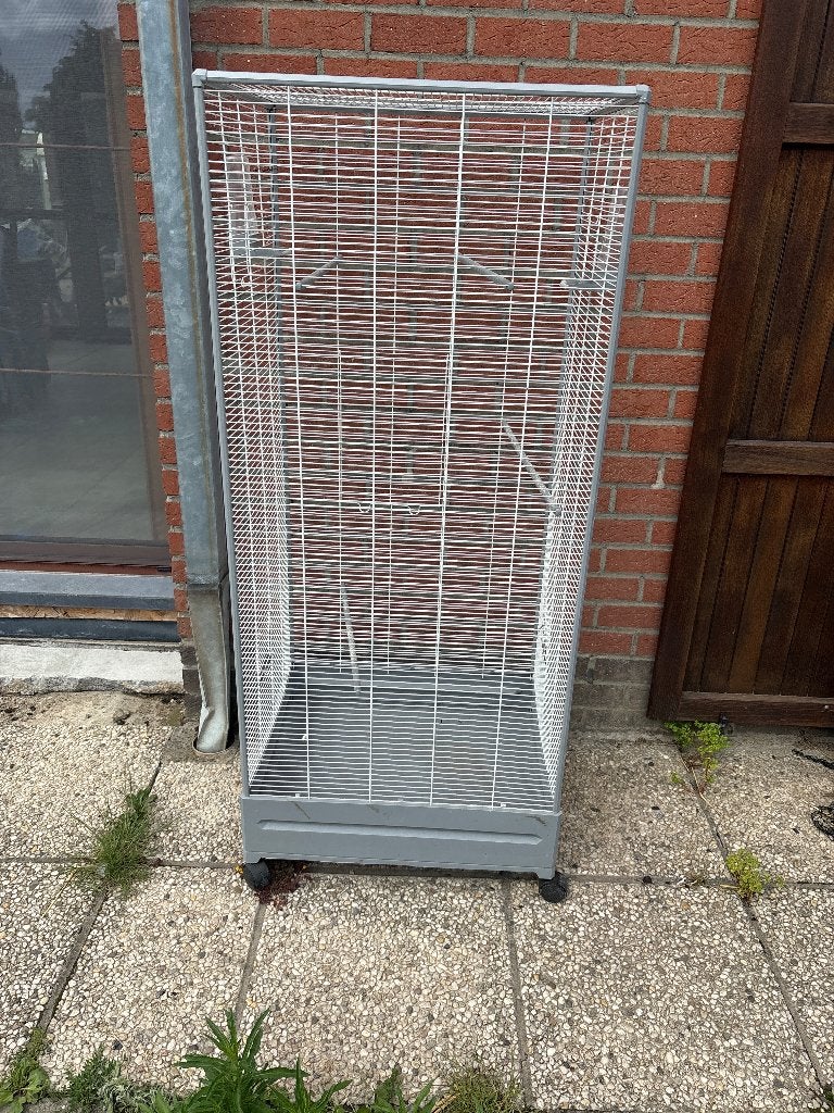Cage à perruche, Animaux & Accessoires, Oiseaux | Cages & Volières, Enlèvement, Comme neuf, Métal, Volière