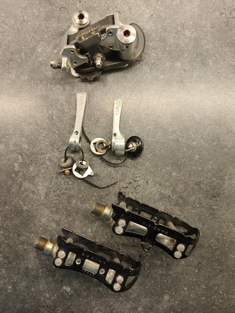 pièces vintage Gipiemme Exploit pédales Sprint, Enlèvement ou Envoi, Comme neuf, Racefiets