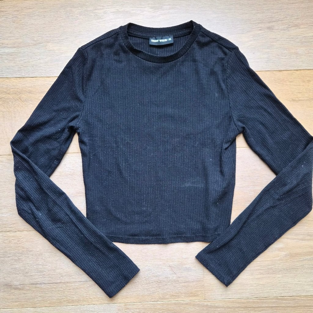 Longsleeve Tally Weijl, maat XXS, Kleding | Dames, Topjes, Tally Weijl, Zwart, Ophalen of Verzenden, Lange mouw