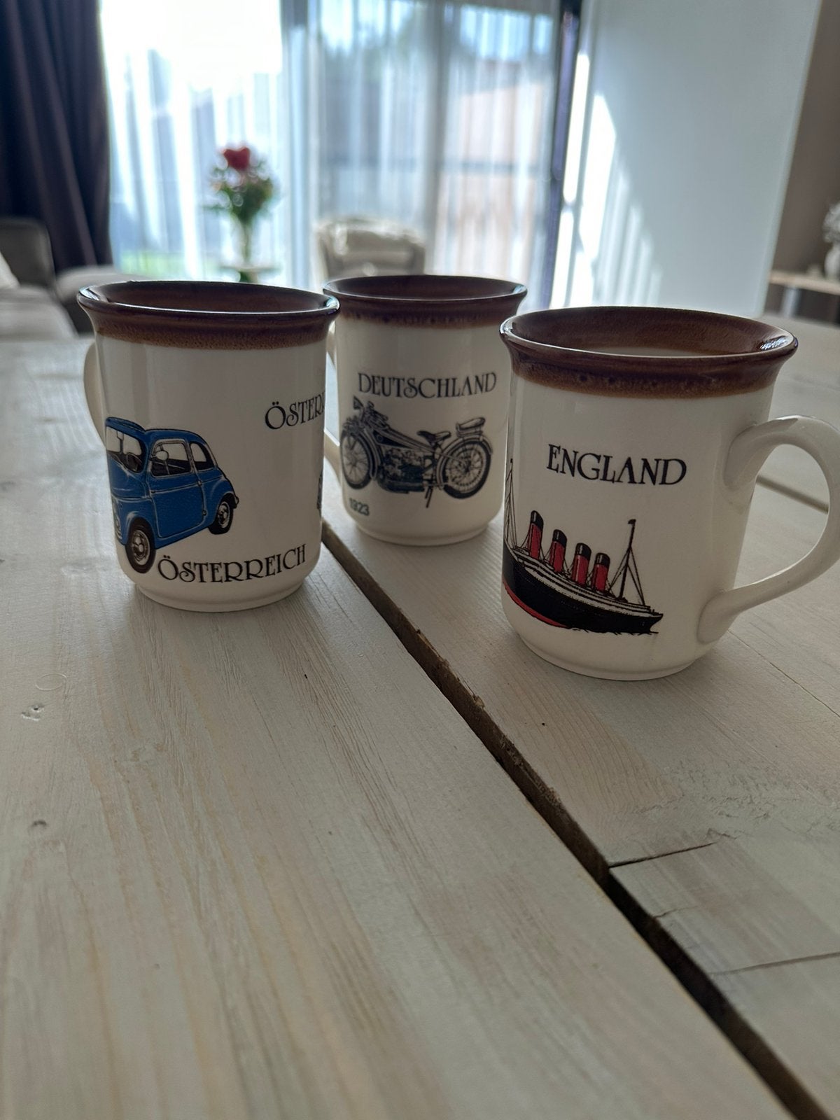 Ensemble de 3 tasses Biltons vintage — Transport/Vintage Car, Enlèvement ou Envoi, Comme neuf, Poterie, Classique