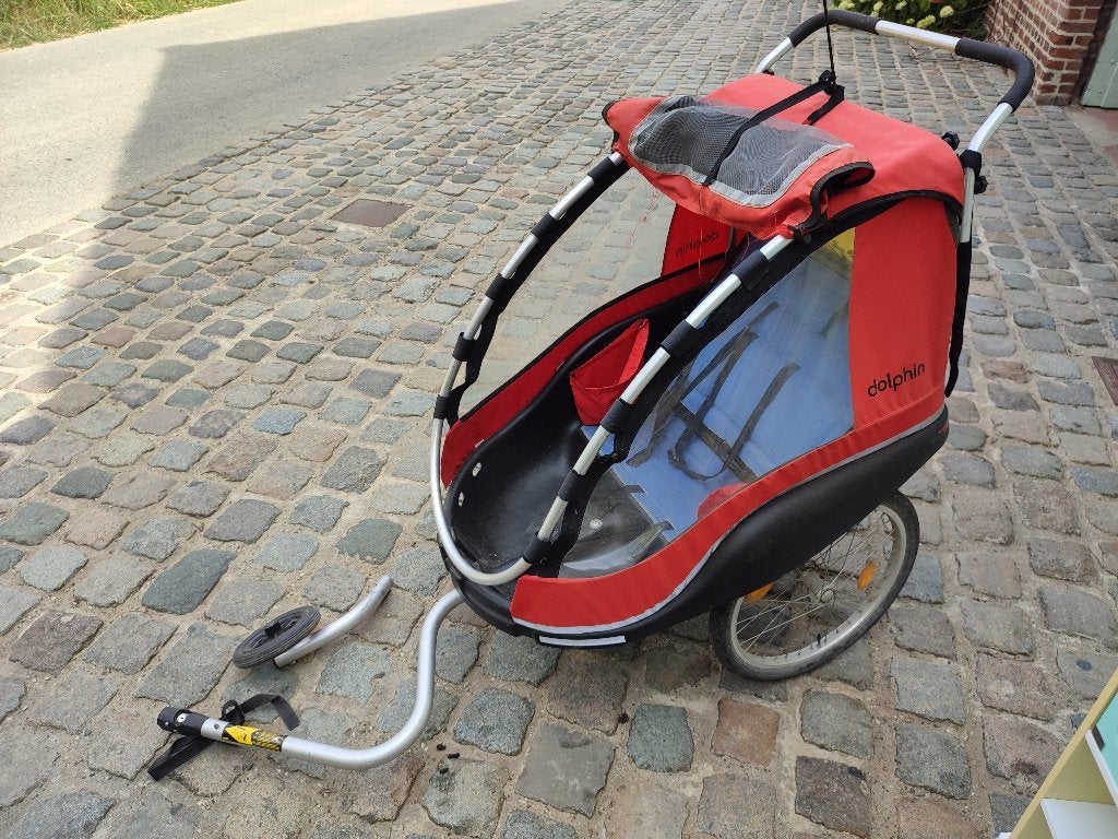 Fietskar Dolphin, Enlèvement, Utilisé, Remorque pour enfant