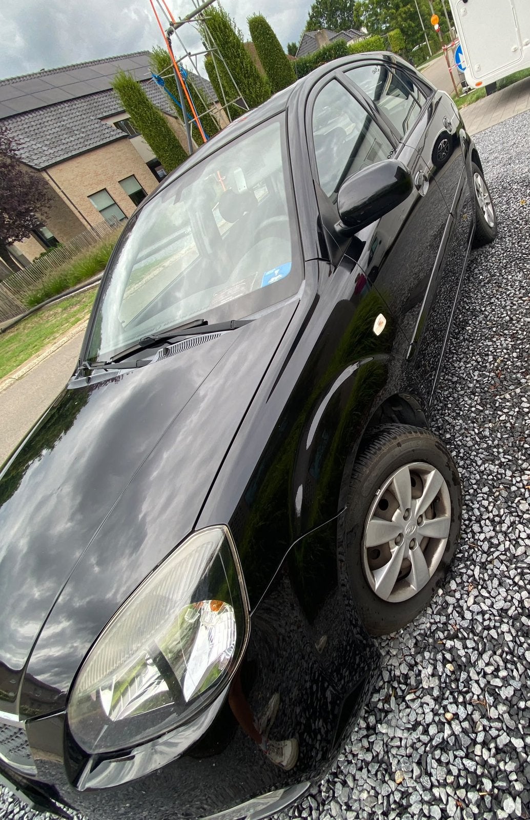 Kia Rio, Auto's, Zwart, Diesel, 5 deurs, Particulier