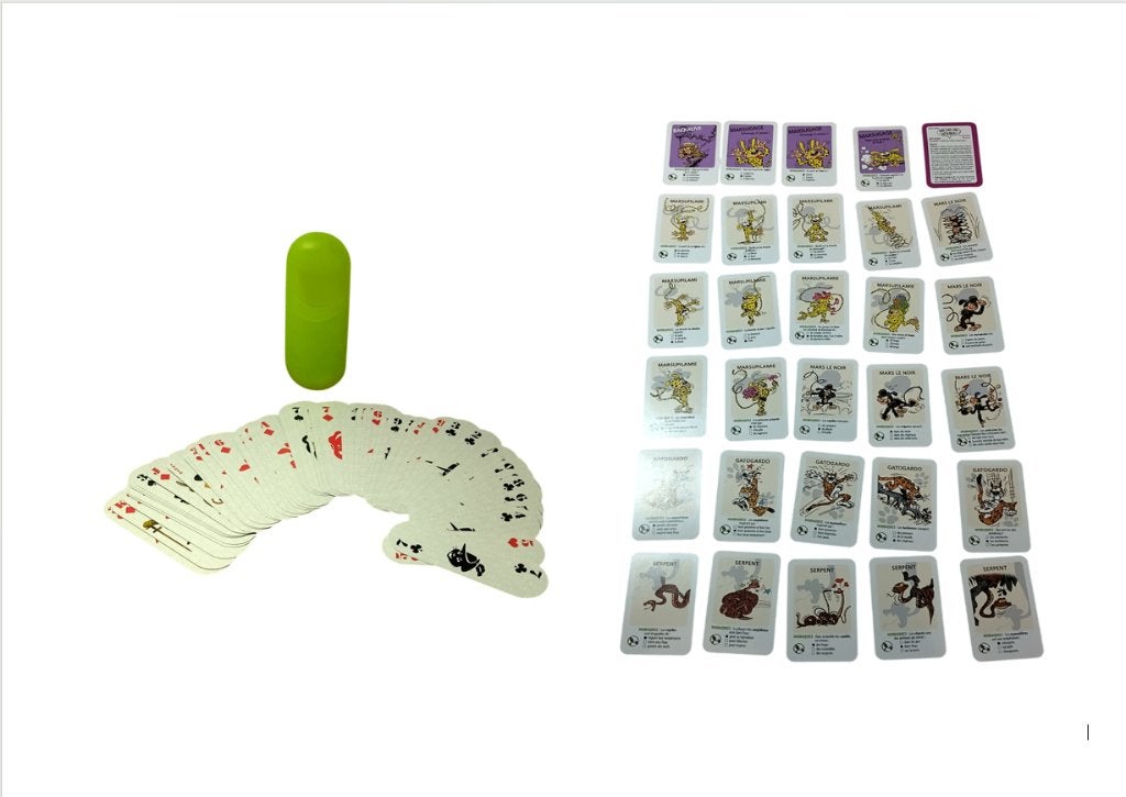 2 Shrek 2007/Marsupilami-kaartspellen (prijs 1€/3€), Ophalen, Zo goed als nieuw