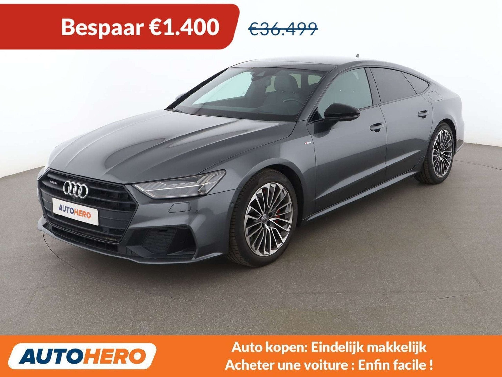 Audi A7 55 TFSIe quattro (bj 2020, automaat), 4 zetels, Gebruikt, Euro 6, 1984 cc