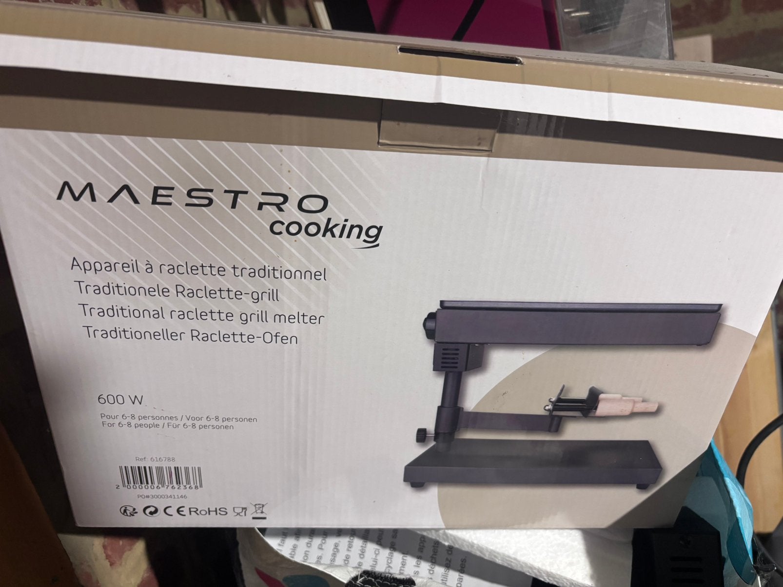 Appareil raclette, Electroménager, Enlèvement, Comme neuf