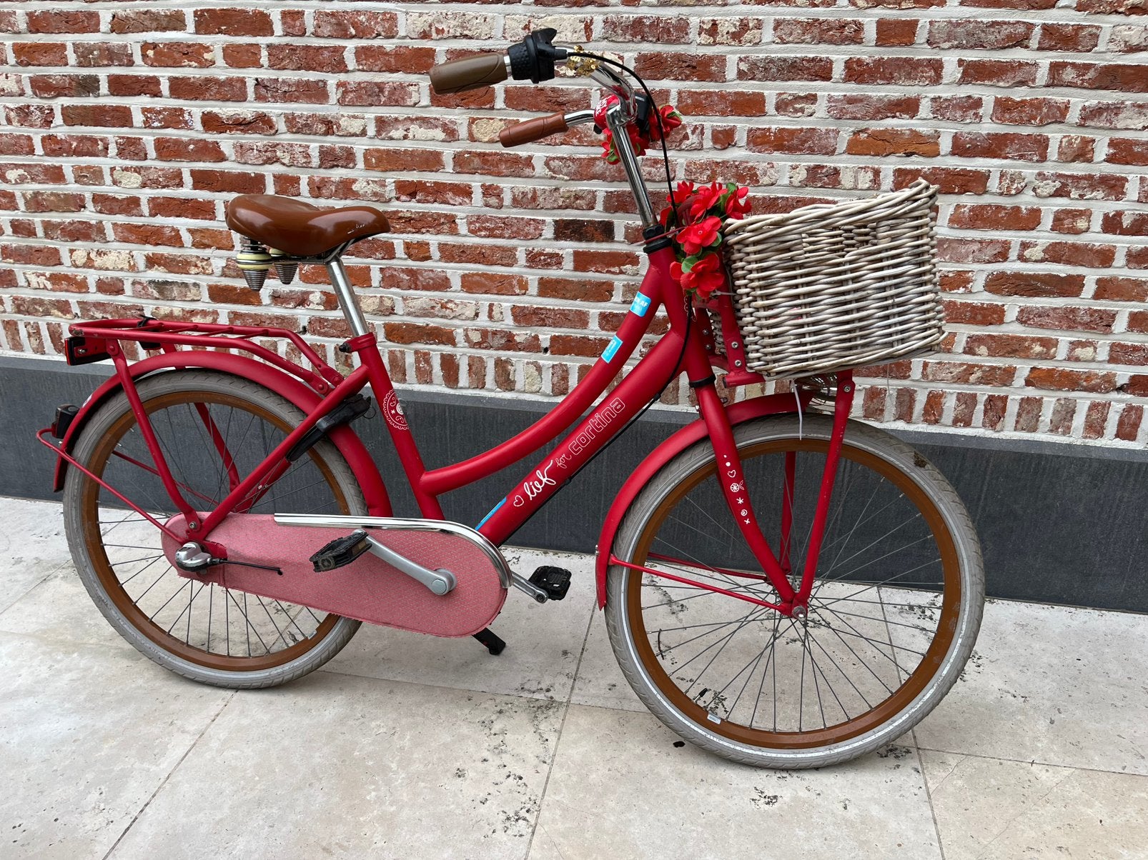 Cortina Meisjesfiets 24 inch, Ophalen, Terugtraprem, Versnellingen, Gebruikt
