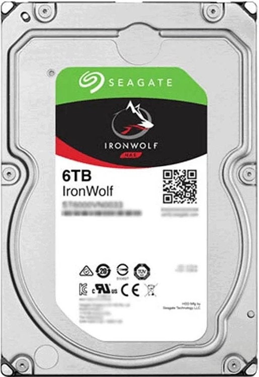 4x Seagate IronWolf 6TB NAS HDD - Zeer nette staat– SMART OK, Computers en Software, Harde schijven, Ophalen, Intern, Server, Zo goed als nieuw
