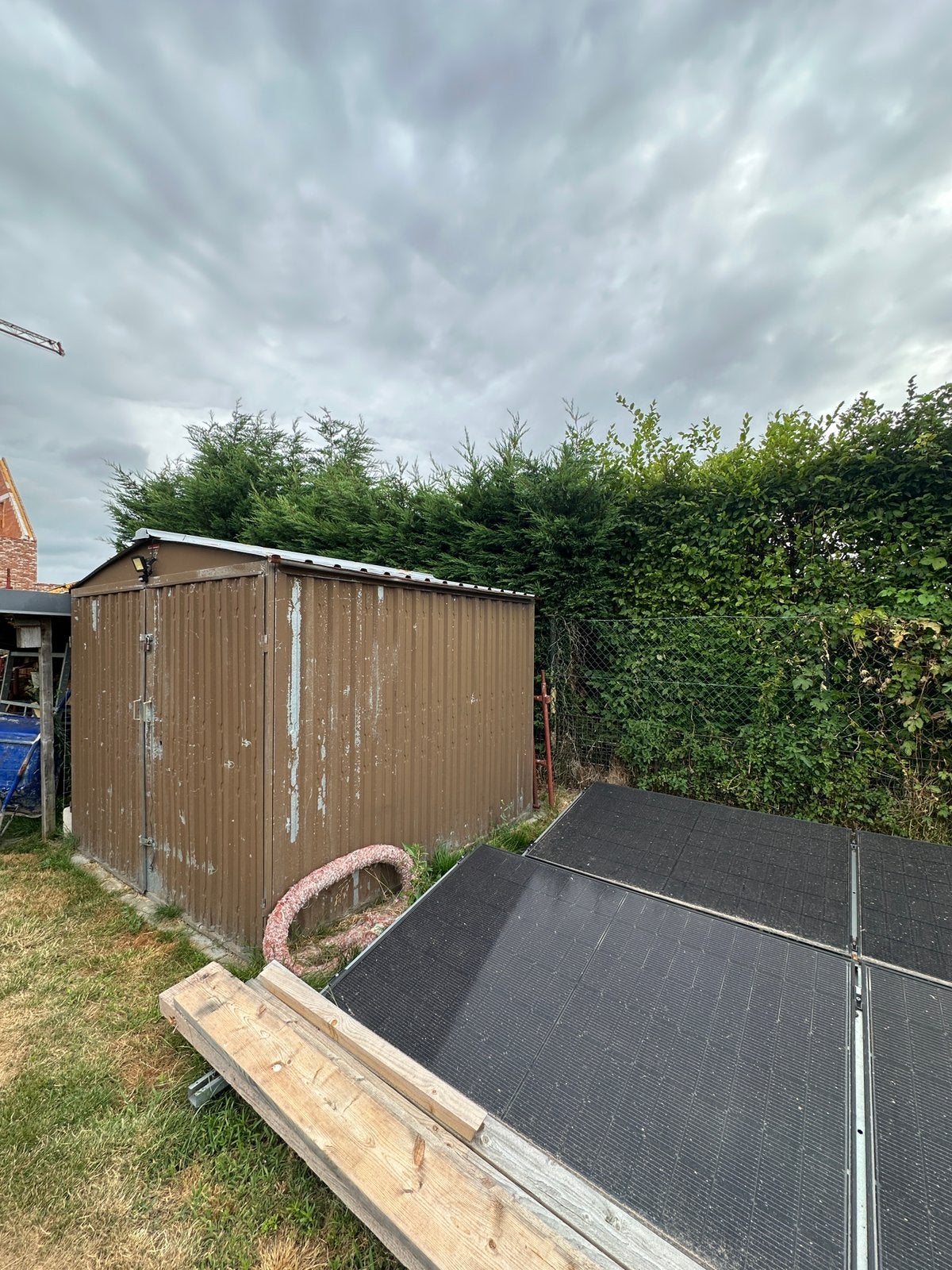 Frame zonnepanelen landscape (2 rijen van 5), Doe-het-zelf en Bouw, Zonnepanelen en Toebehoren, Ophalen, Zo goed als nieuw