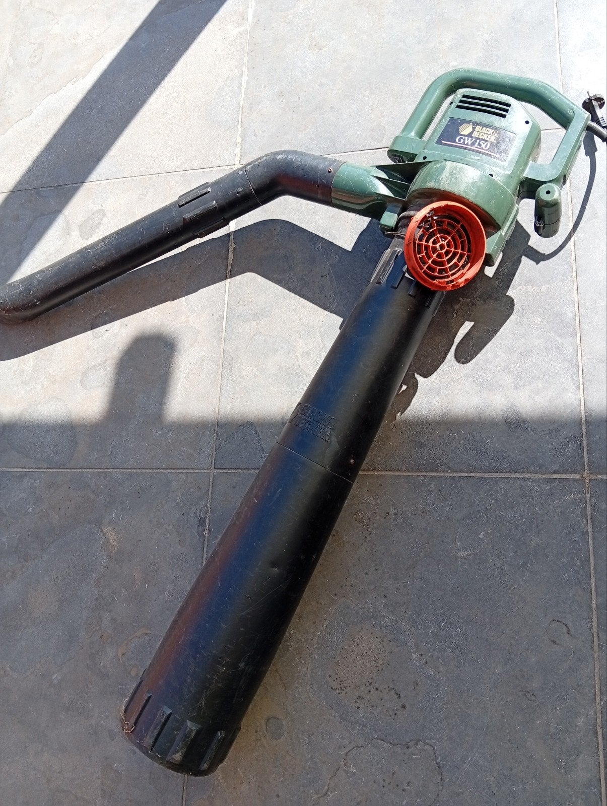 black en Decker bladblazer en bladzuiger, Ophalen
