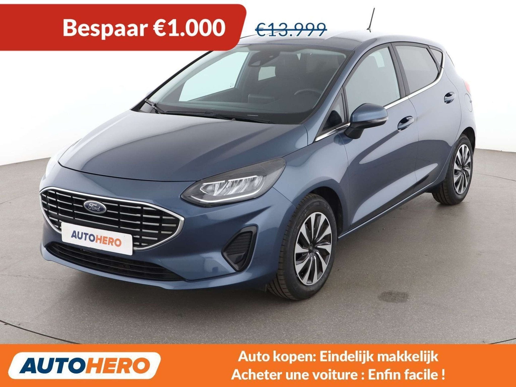Ford Fiesta 1.0 EcoBoost Titanium, Autos, 1163 kg, Achat, 998 cm³, Euro 6