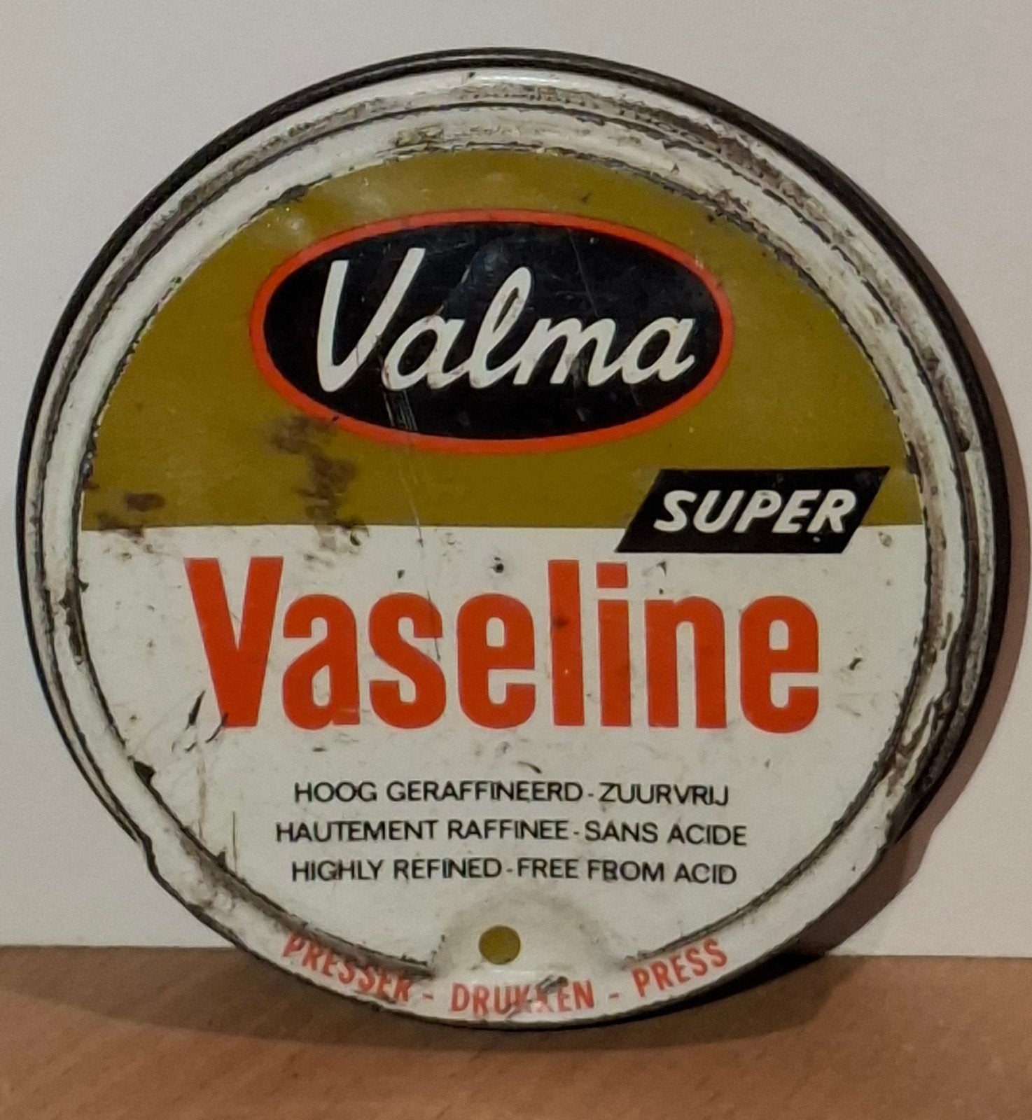 boîte vintage de Valma Super Vaseline, Collections, Enlèvement ou Envoi