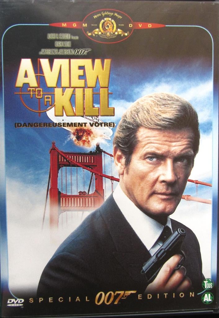 DVD ACTIE- A VIEW TO A KILL (ROGER MOORE), Cd's en Dvd's, Dvd's | Actie, Nieuw in verpakking, Actiethriller, Alle leeftijden, Ophalen of Verzenden