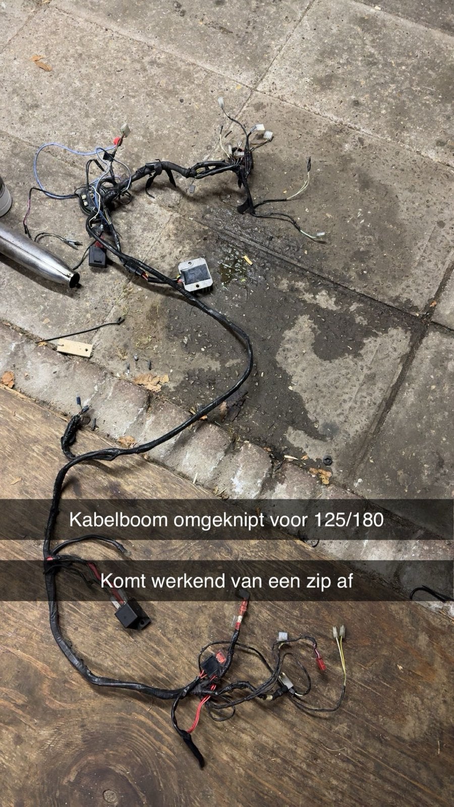 Kabelboom zip 125/180, Ophalen of Verzenden, Overige typen, Piaggio
