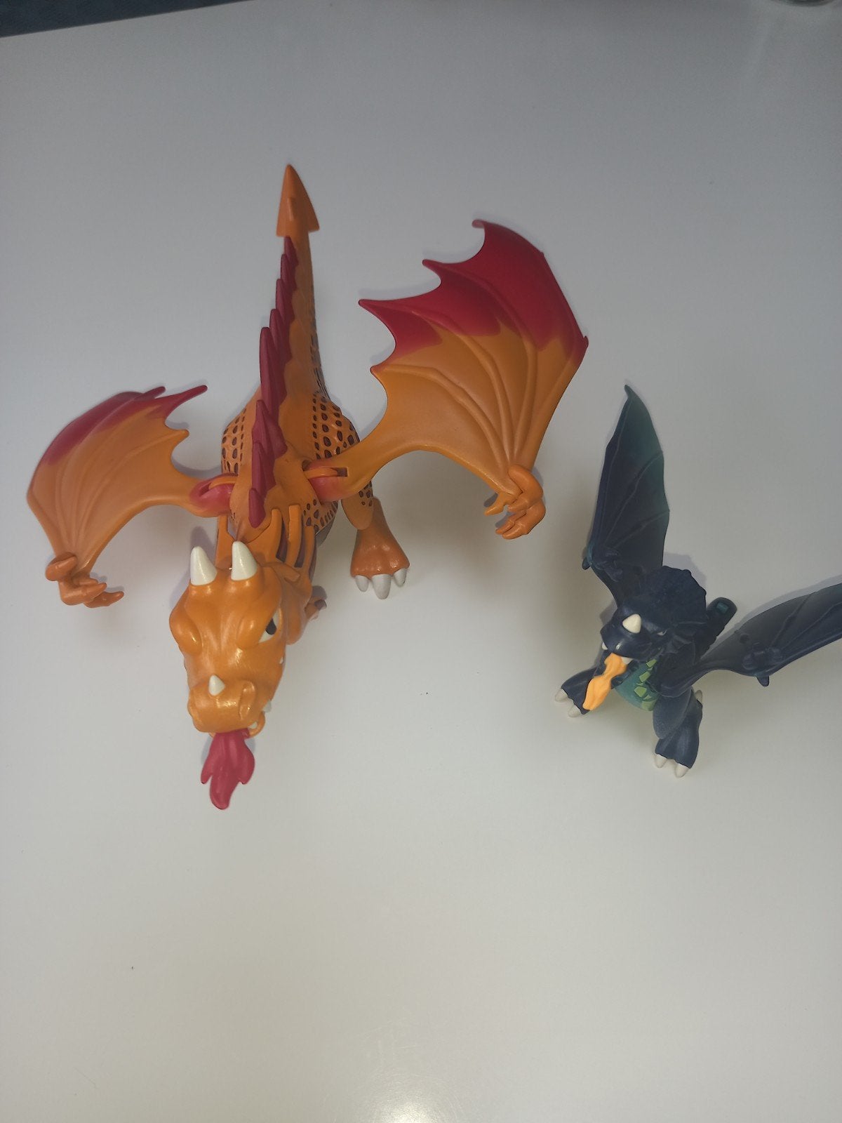 2 dragons Playmobil, Kinderen en Baby's, Ophalen of Verzenden, Gebruikt, Dragons