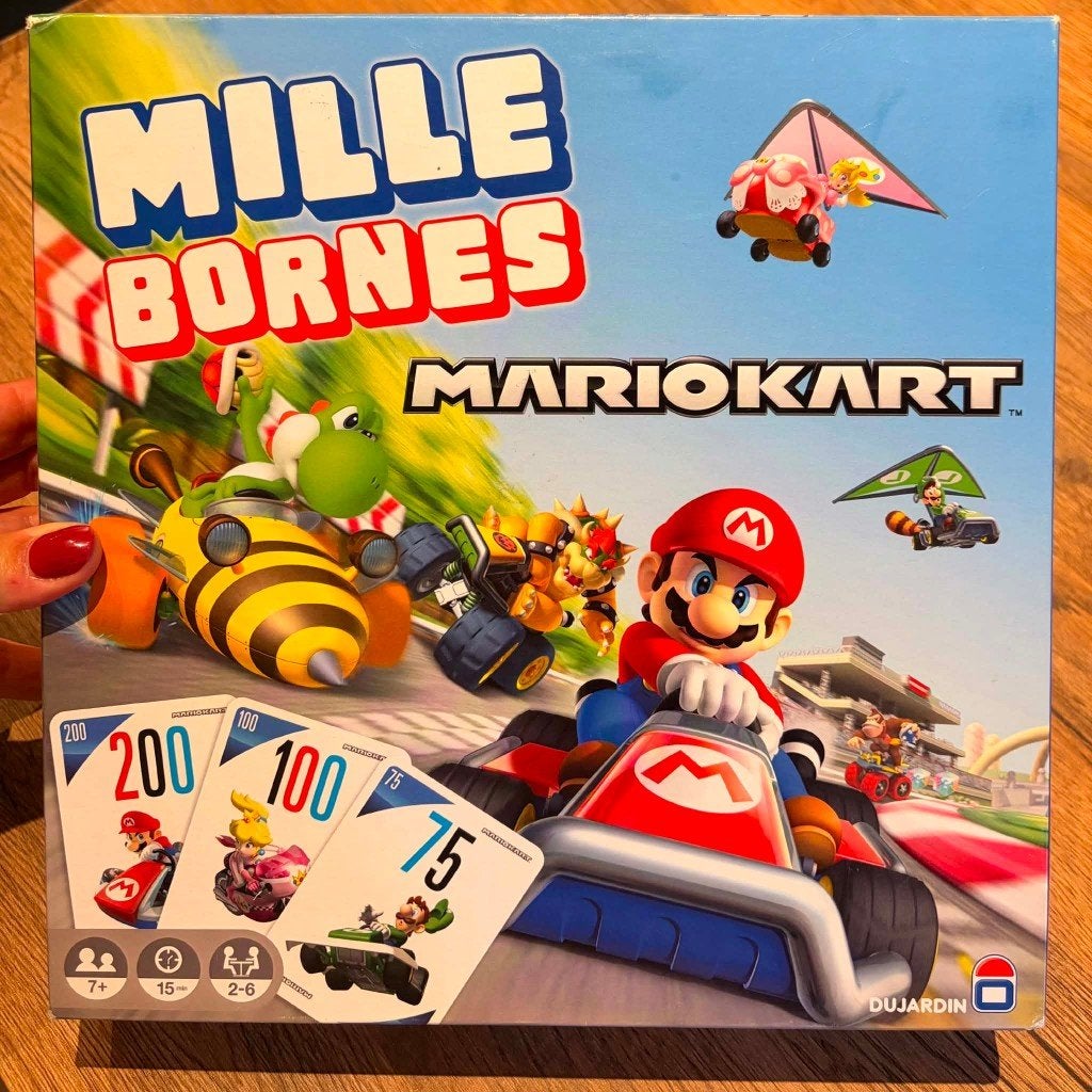 Mille Bornes Mariokart, Vijf spelers of meer, Ophalen, Zo goed als nieuw, Dujardin