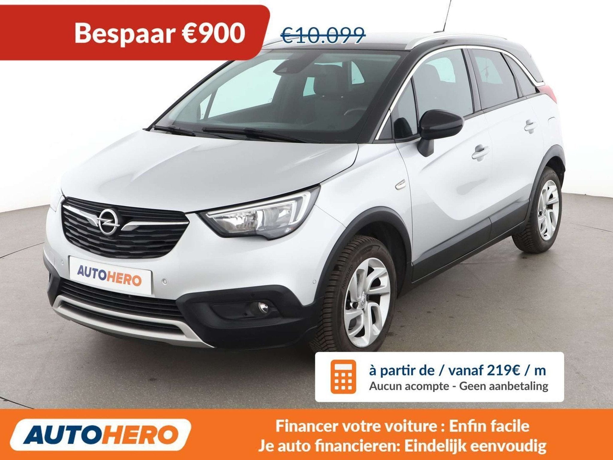 Opel Crossland X 1.2 Turbo INNOVATION (bj 2019), Auto's, Opel, Te koop, Crossland X, 360° camera, ABS, Airbags, Airconditioning