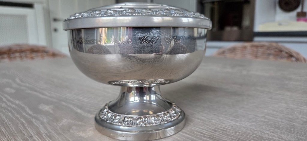 rose bowl Engelse stijl verzilverd, Ophalen