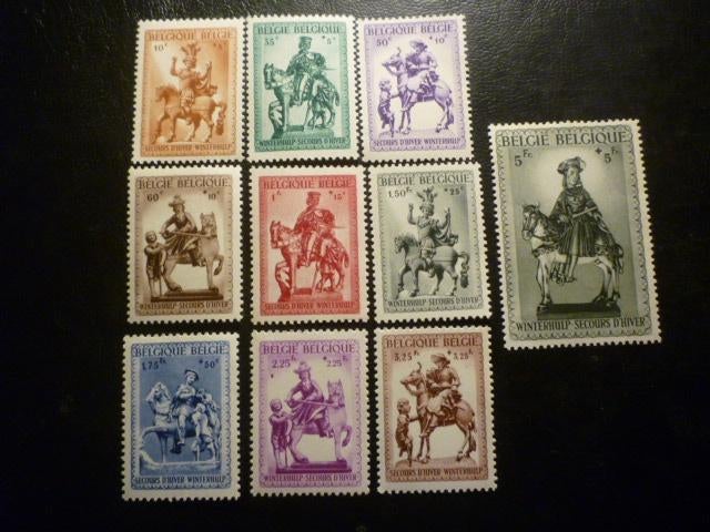 België/Belgique 1941 Mi 582/591** Postfris/Neuf, Envoi, Neuf