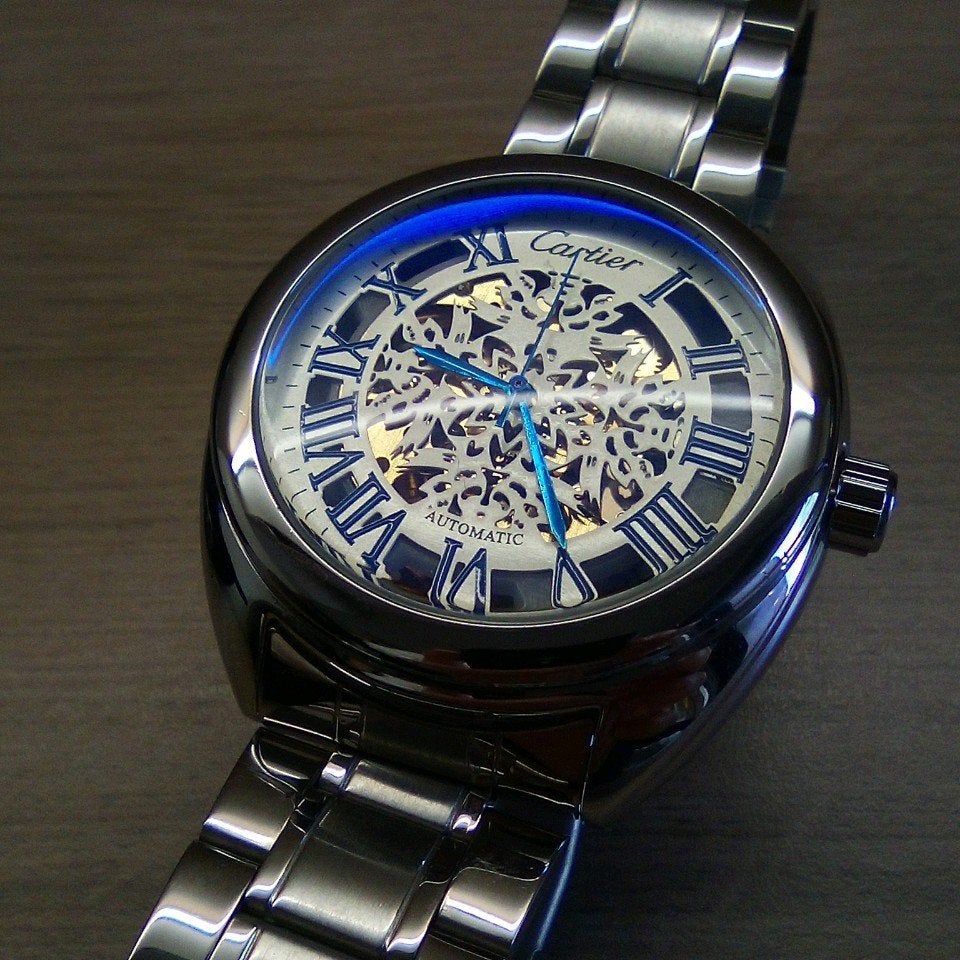 Nouveau mouvement automatique Cartier 1x1, Enlèvement ou Envoi, Acier, Acier, Neuf