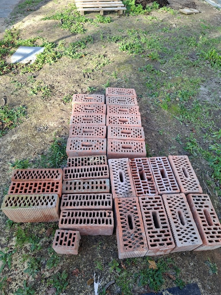 allerlei bakstenen, Doe-het-zelf en Bouw, Ophalen, Bakstenen