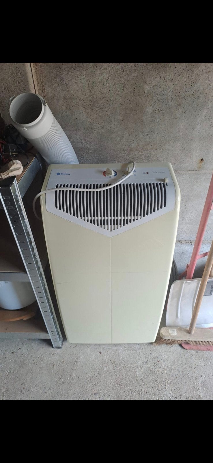 mobiele airco, Ophalen, Mobiele airco