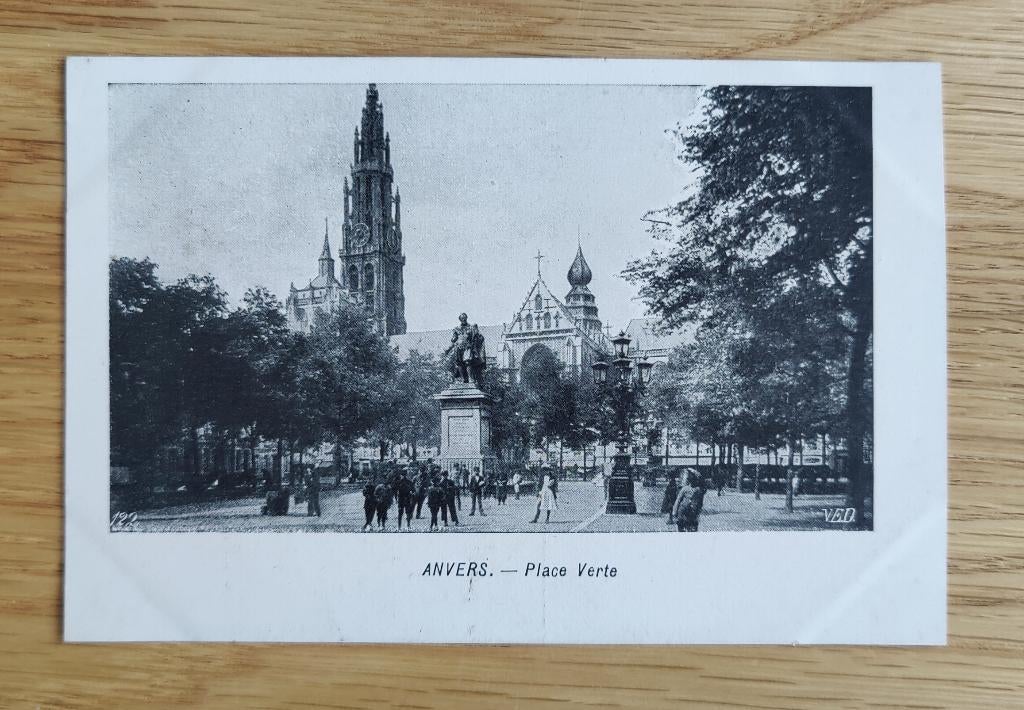 Anvers Place Verte, Envoi, Non affranchie, Anvers