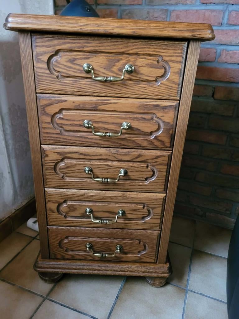Kastje met 5 lades, Ophalen