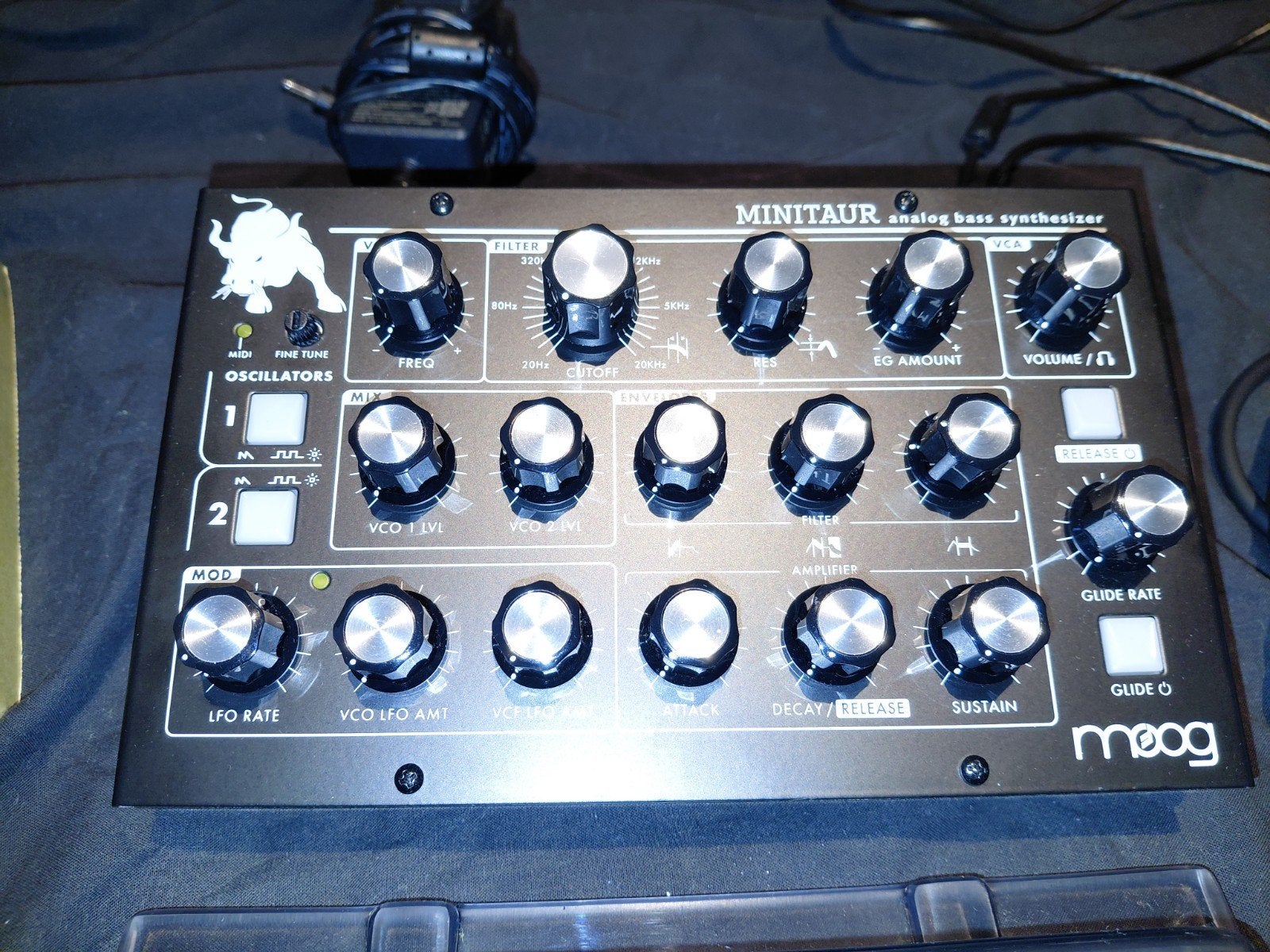 Moog Minitaur + Deck Saver, Muziek en Instrumenten, Ophalen of Verzenden, Zo goed als nieuw