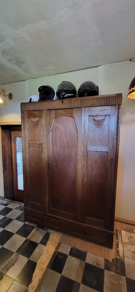 Armoire en bois massif, Avec tiroir(s), Landelijk klassiek, 100 à 150 cm, Utilisé