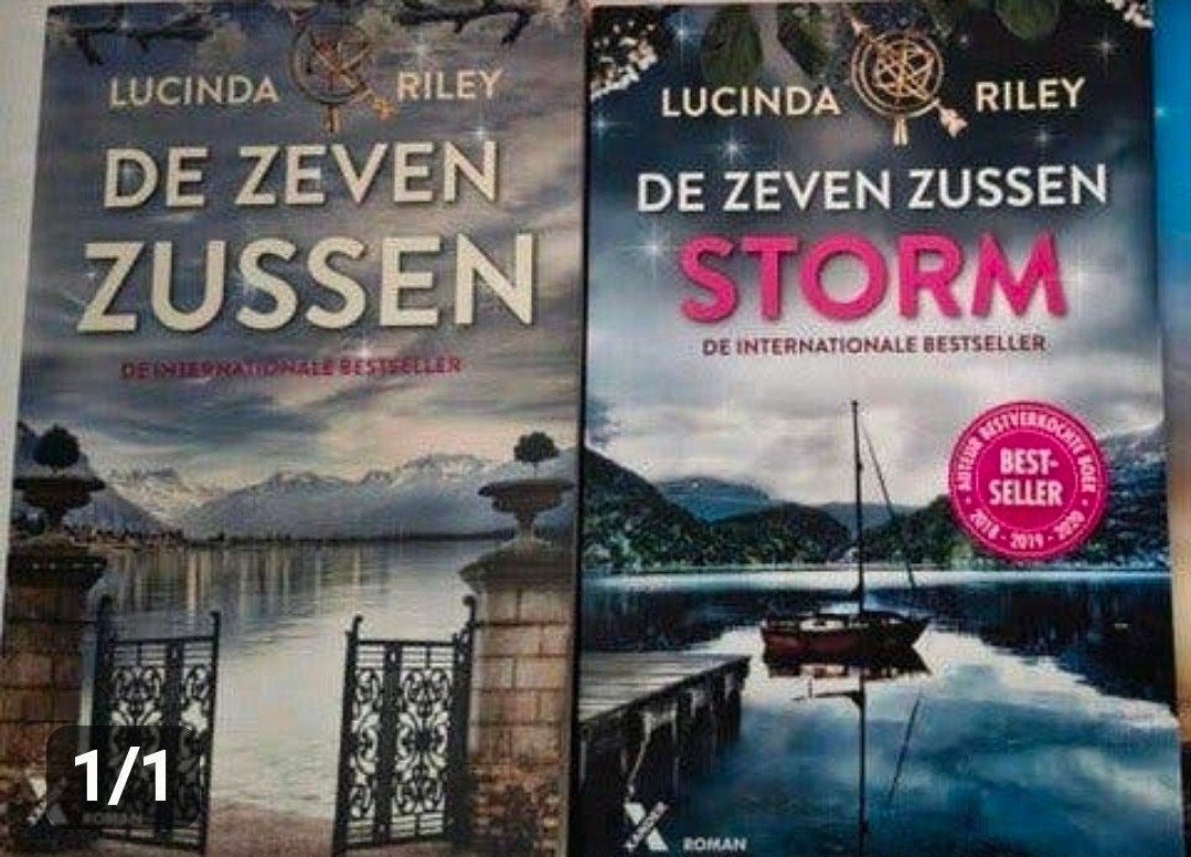 2 boeken van De Zeven Zussen. Samen of apart te koop. 15€, Ophalen of Verzenden