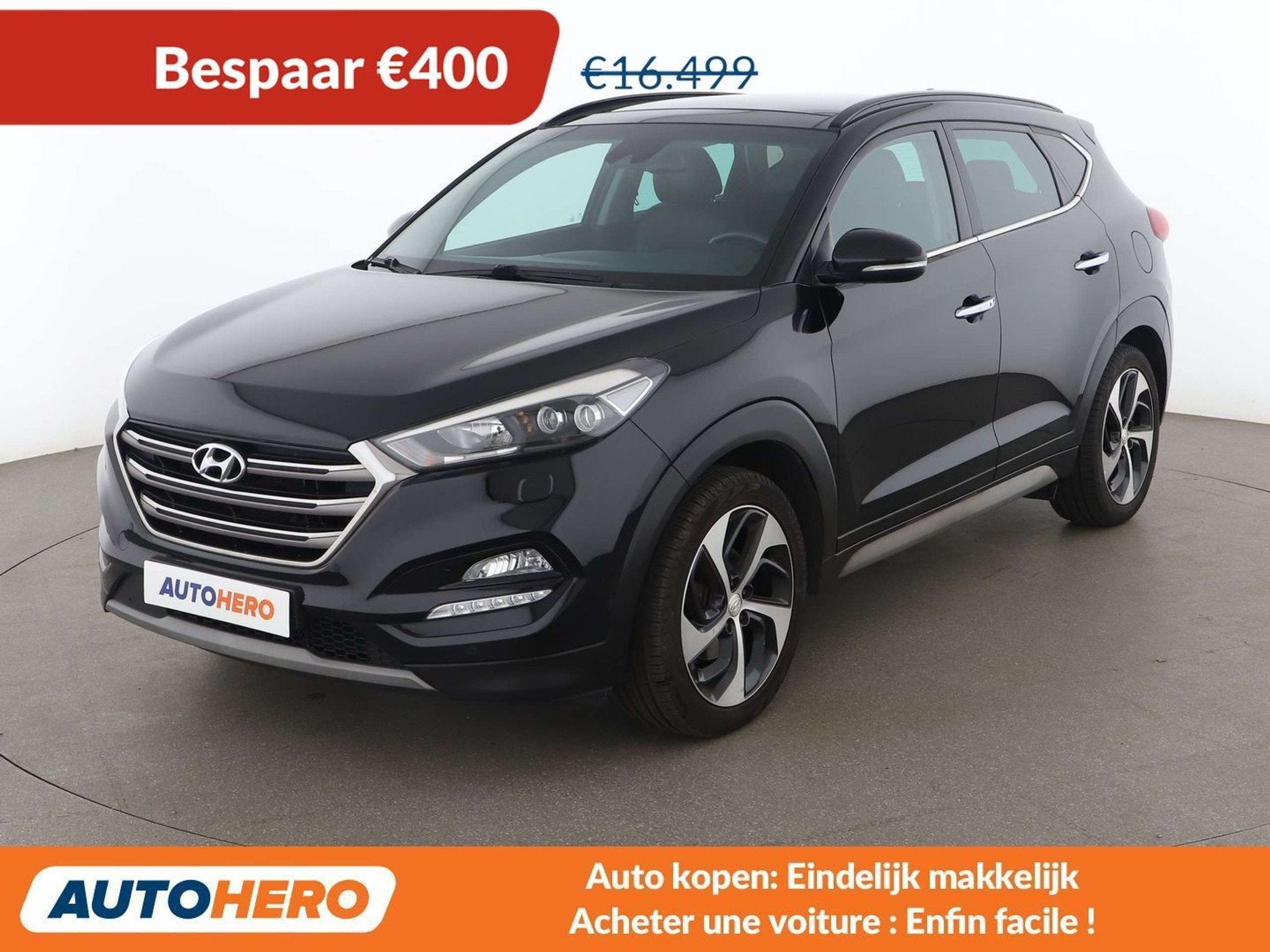Hyundai Tucson 1.6 TGDI Premium 2WD (bj 2018), Auto's, Voorwielaandrijving, https://public.car-pass.be/vhr/cad8f253-60f4-48c1-b0ae-7b84e63d4498