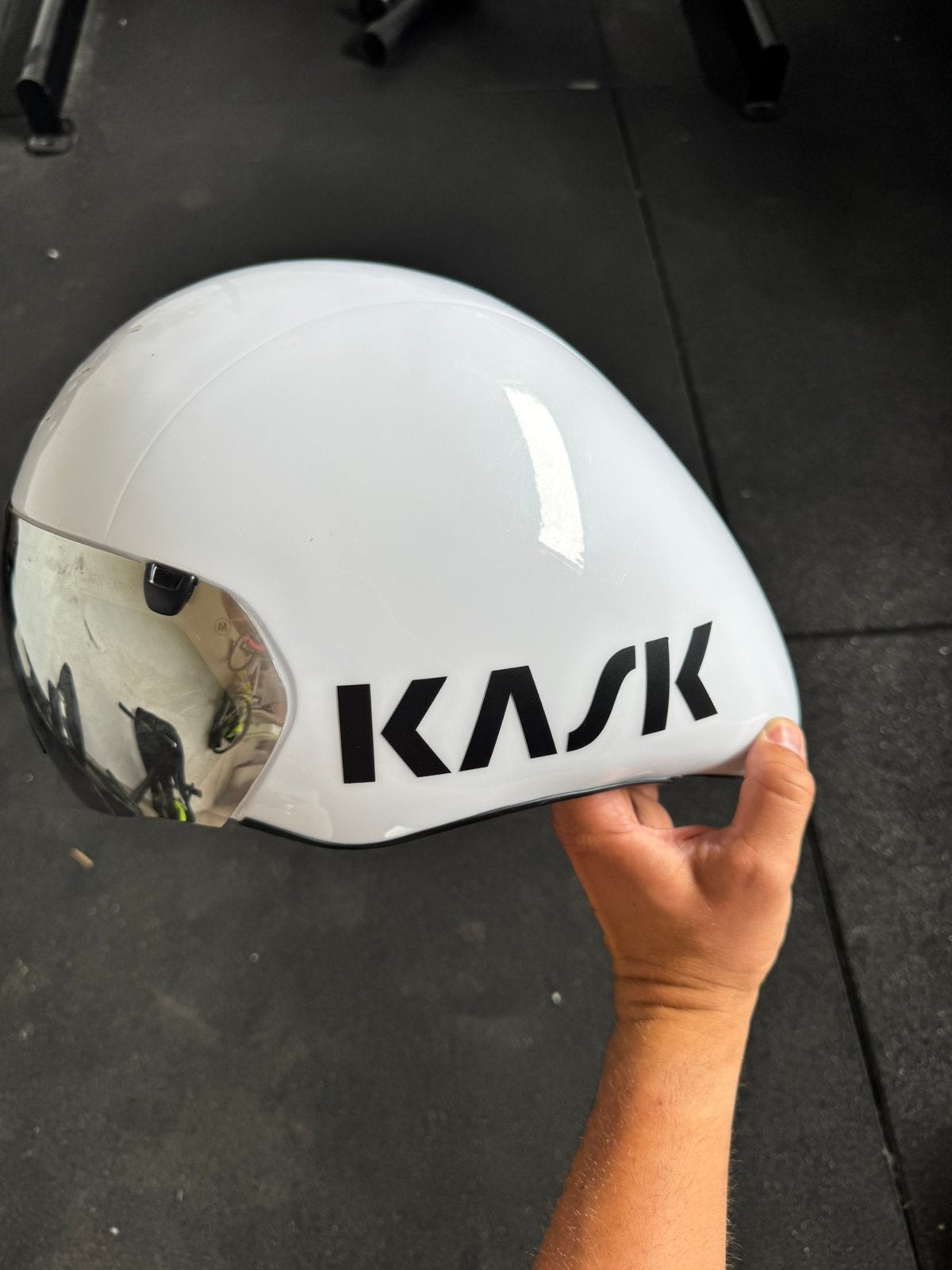 Kask bambino evo pro - 5x gebruikt - incl 2 visieren, Vélos & Vélomoteurs, Accessoires vélo | Casques de vélo, Enlèvement, Comme neuf
